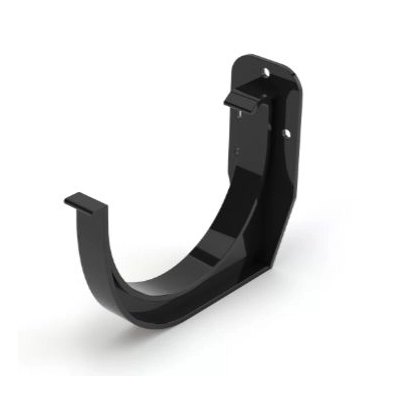 GAMRAT PCV Uchwyt rynnowy PCV 75mm - CZARNY